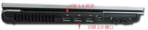 惠普笔记本怎么区分USB2.0和USB3.0接口？