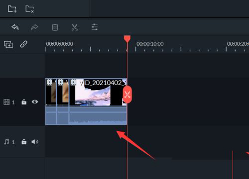 万兴喵影filmora怎么做瞳孔转场特效? filmora转场特效的实现方法