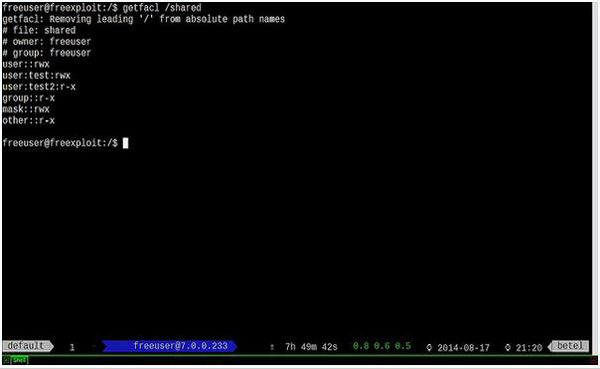 如何在Linux下设置访问控制列表(ACL)来控制用户的权限