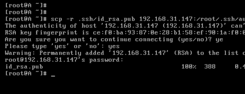 两台Linux系统主机建立ssh信任关系的过程
