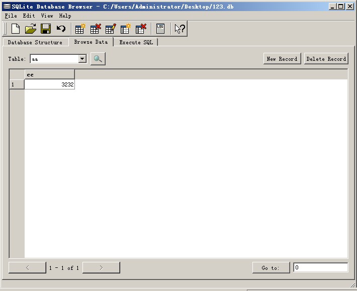 SQLite Database Browser数据库查看器图文使用教程