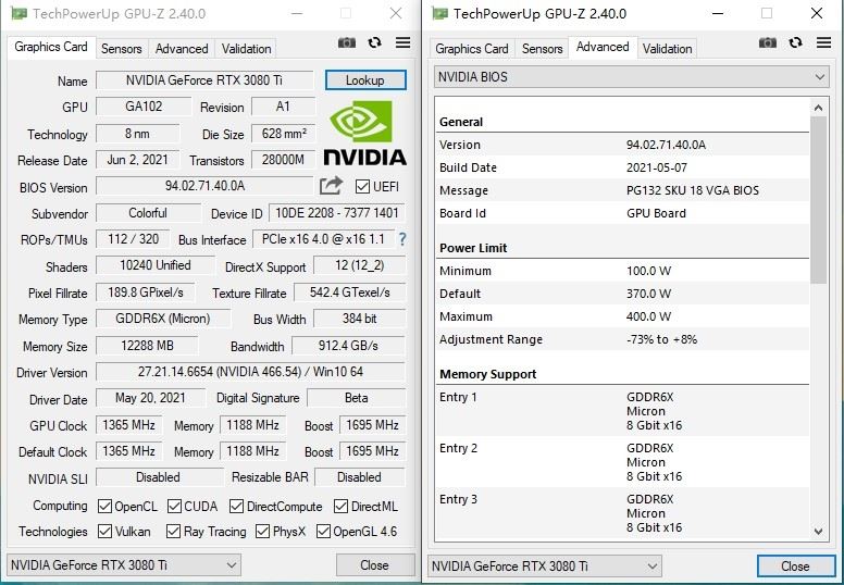 iGame RTX3080Ti Advanced OC显卡详细评测