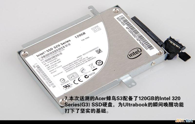 Aspire S3 蜂鸟i5超极本拆机图解教程