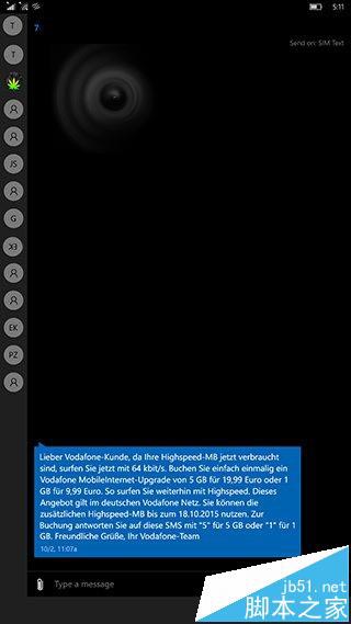 Lumia1520手机演示Win10 Mobile预览版10549截图欣赏