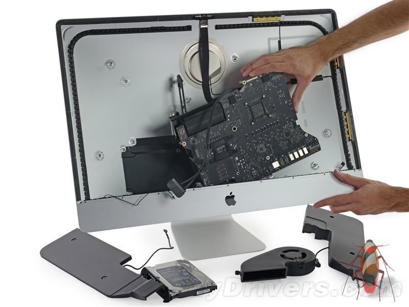 5K显示屏好修吗？27英寸新iMac真机拆解/图