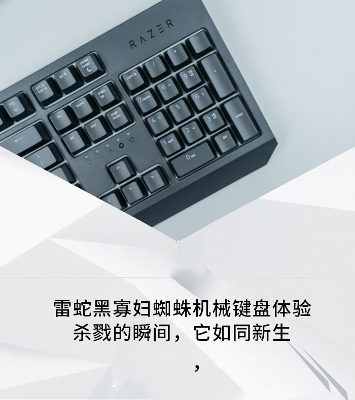 雷蛇黑寡妇蜘蛛键盘值得买吗 雷蛇黑寡妇蜘蛛键盘上手体验及评测