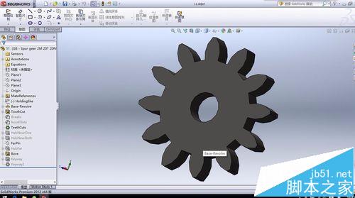 solidworks怎么绘制齿轮模型?