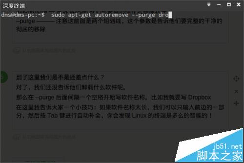 Linux系统怎么卸载软件? Linux卸载Dropbox的教程