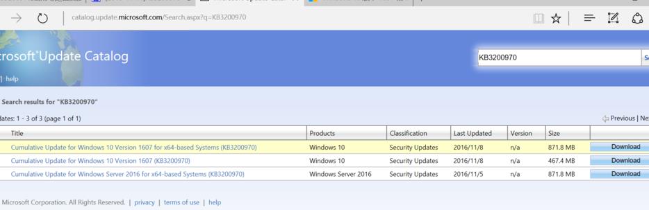 win10预览版1607中kb3200970更新失败该怎么办?