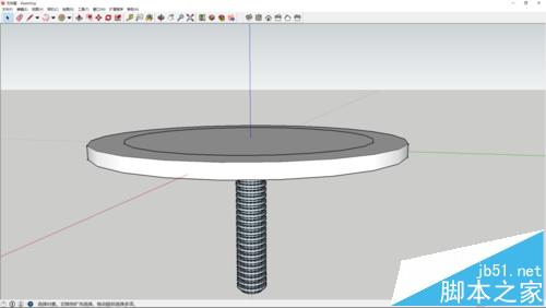 sketchup怎么绘制一个很有创意的桌椅模型?