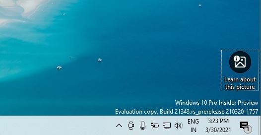 Win10 21H2 “太阳谷”将获得新个性化设置:聚焦壁纸、触摸键盘、设备特定用途