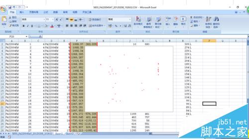 excel表格中怎么制作散点图并删除坐标?