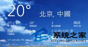 Win8天气应用的温标默认为华氏温标如何将华氏度改成摄氏度