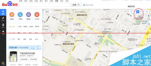 百度地图怎么测量自定义路线距离？