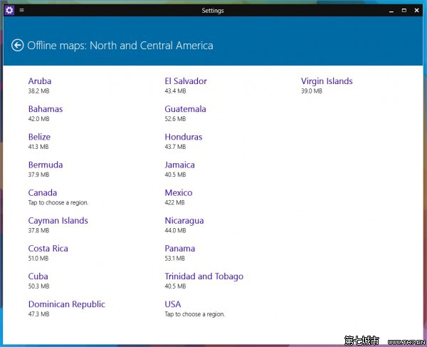 Win10 Build 9888使用离线地图功能在离线的情况下使用地图