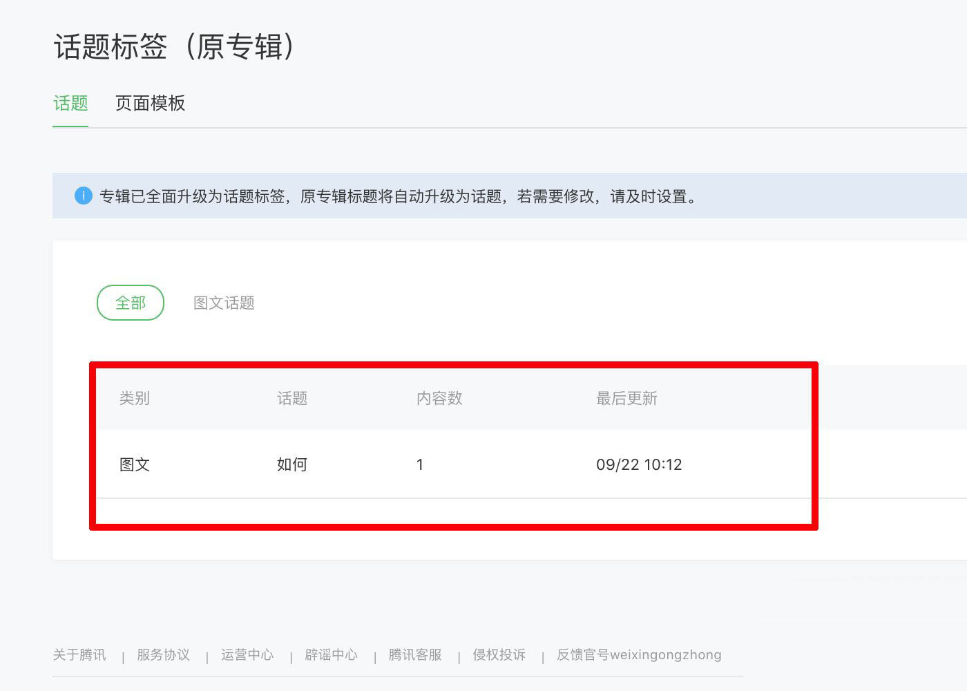 微信公众号文章怎么添加话题标签?