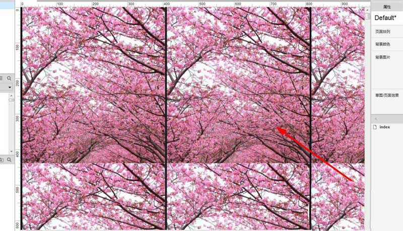 Axure怎么设置重复的背景图片? Axure背景设置为重复图片的技巧