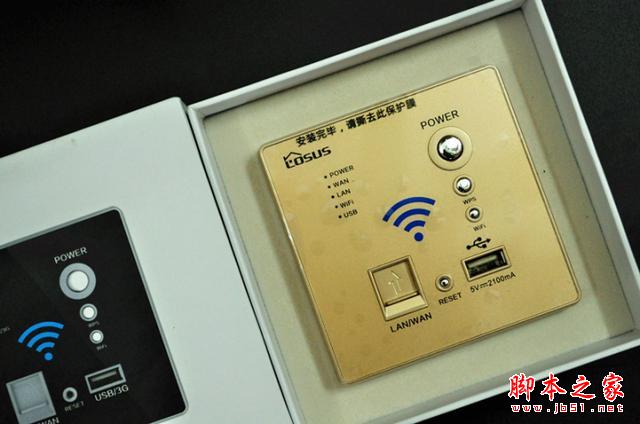 装上墙壁的无线路由 墙壁式无线路由 LS86-330 体验
