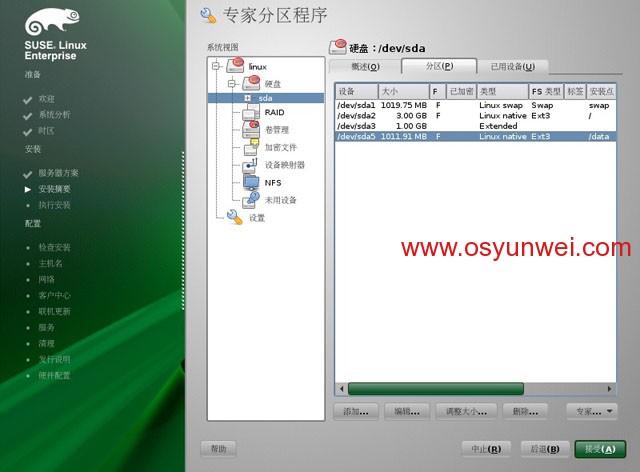 SUSE Linux Enterprise Server 11 SP1 安装教程图文详解