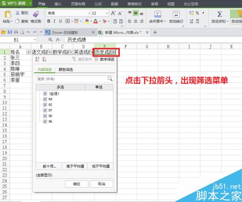 在Excel表格中如何对数据进行筛选呢?