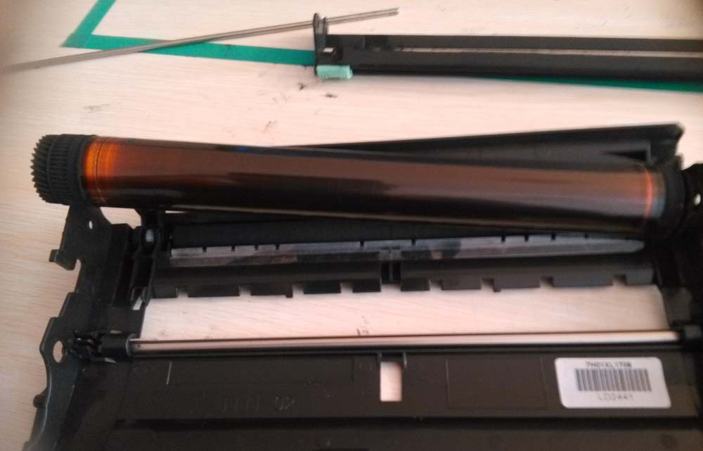 兄弟7360打印机硒鼓损坏怎么更换鼓芯?
