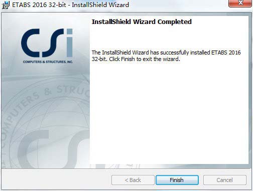 CSI ETABS 2016安装及破解教程图文详解(附ETABS2016下载地址)
