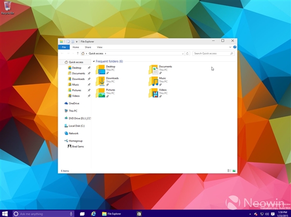 win10最新预览版海量图赏：很稳定 值得升级
