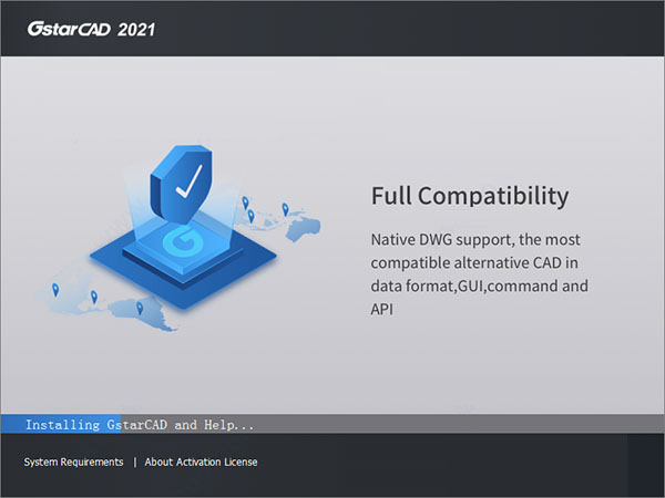 浩辰GstarCAD 2021怎么安装激活破解(附补丁下载)
