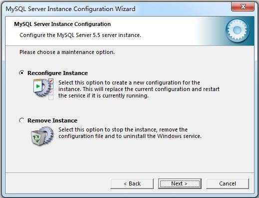 MySQLInstanceConfig.exe使用教程