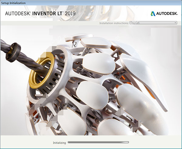 AutoCAD Inventor LT 2019中文破解版安装激活图文教程(附密钥+激活工具)