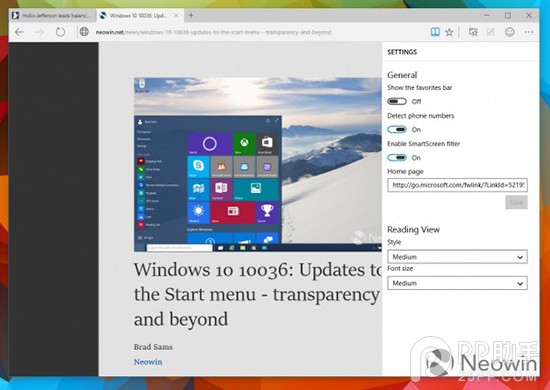 IE的替身 微软斯巴达浏览器阅读列表和阅读模式功能细节揭秘