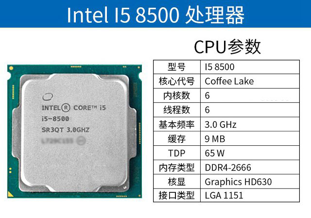 i5 8400和i5 8500哪个好？i5-8400与8500天梯图性能对比详解