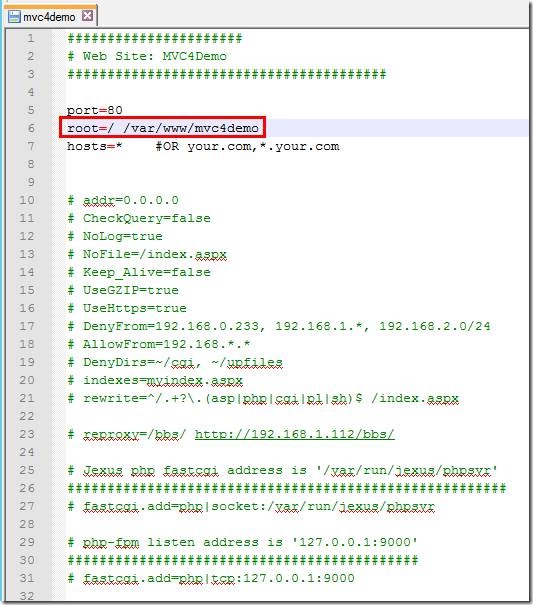 Jexus Web Server完整图文配置教程