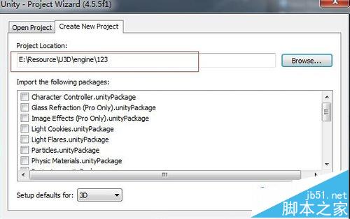 Unity3d怎么创建工程与场景?