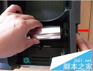 北洋条码2100e打印机怎么自己更换色带?