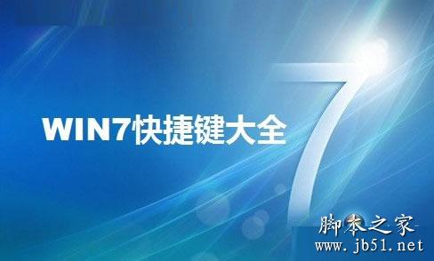 Win7系统的快捷键大全 Win7键盘快捷键汇总