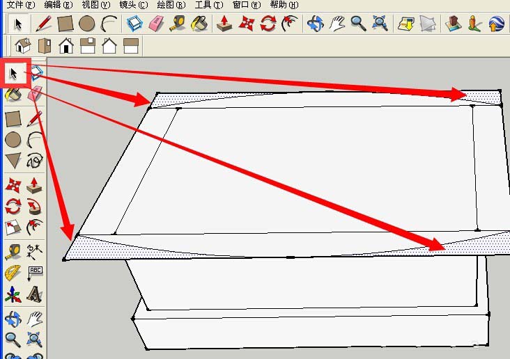 sketchup8草图大师怎么制作床头柜?