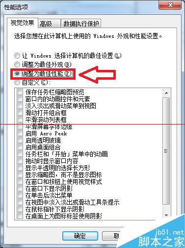 windows7系统怎么调整计算机性能？