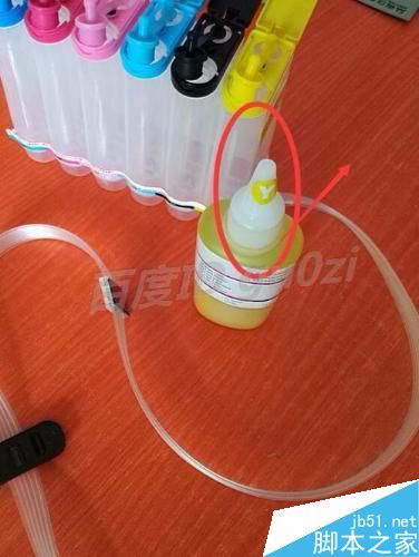 空的连续供墨系统添加墨水墨盒及抽出空气的操作方法