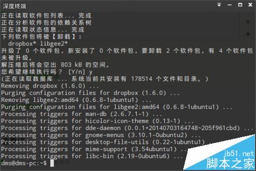Linux系统怎么卸载软件? Linux卸载Dropbox的教程