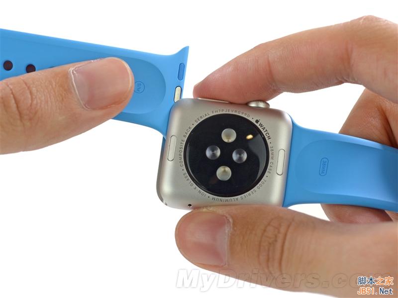 38毫米表盘的运动版apple watch详尽拆解：电池太失望了