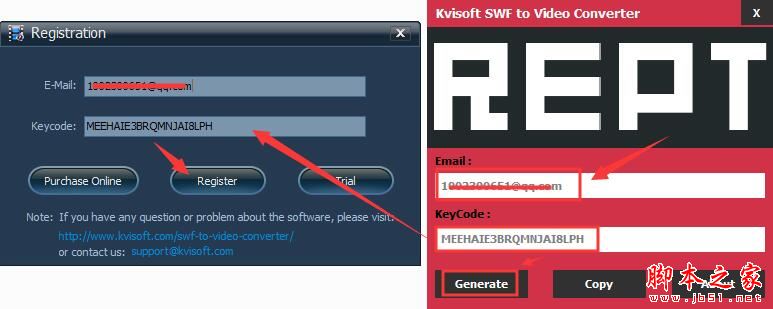 SWF视频转换工具Kvisoft SWF to Video Converter安装及激活图文教程(附注册机)