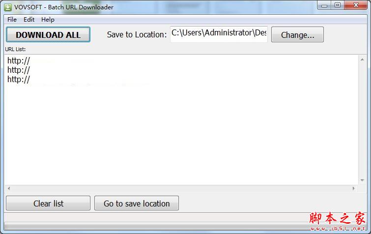 URL批量下载软件Batch URL Downloader安装及使用教程