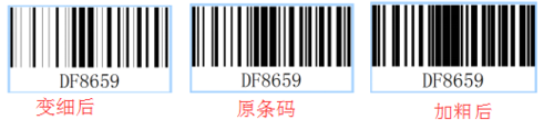 BarTender 2016条形码怎么设置线条粗细?