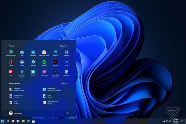 Windows 11上手初体验：任务栏和开始菜单等迎来大改