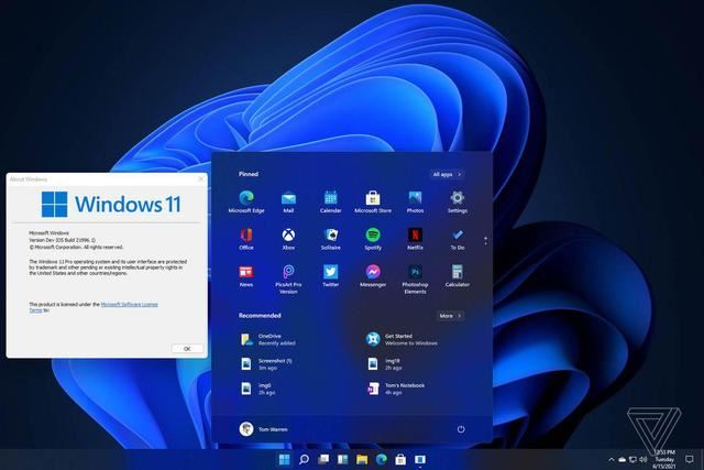 Windows 11上手初体验：任务栏和开始菜单等迎来大改
