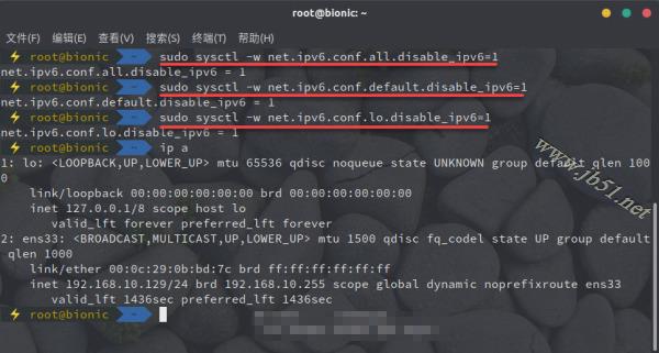 Ubuntu系统中禁用IPv6的两种方法介绍