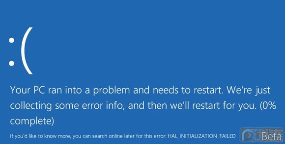 Win8系统HAL_INITIALIZATION_FAILED错误的原因和解决办法