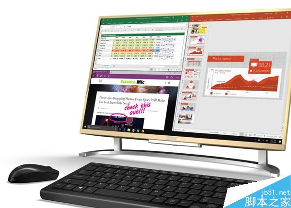 宏碁全新Aspire C系列一体机发布:时尚高颜值比手机还薄