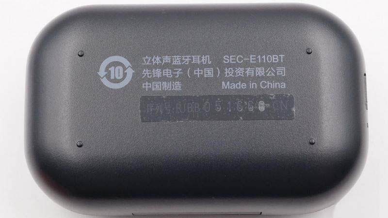 Pioneer先锋SEC-E110BT TWS真无线蓝牙耳机拆解全过程评测